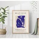 Постер 28 картин Голубая Женщина матисс репродукция 50x40 см в подарочном тубусе без рамы