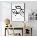 Постер 28 картин "Велосипед" 70x50 см в подарочном тубусе без рамы