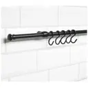 Кухонный рейлинг Big House BL1000CK5-R 100x1.6x1.6 см Металл цвет черный