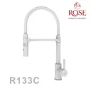Однорычажный смеситель Rose 48 см цвет белый