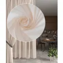 Тюль полуорганза Радуга 400x260 цвет бежевый на шторной ленте