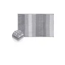 Коврик для ванной комнаты GAPPO G85409 80x50см цвет серый