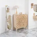 Комод Bogacho 84x109x50 см 3 ящика МДФ цвет бежевый 11553/кремовый