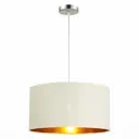 Светильник подвесной ALMA LIGHT ALP00009BG-MK1-E27.1x40W 1 лампа 2 м² цвет никель