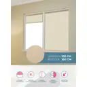 Рулонная штора Decofest Плайн Кремово-бежевый 100x160 см Мини