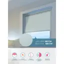 Рулонная штора Decofest Плайн Пыльная лазурь 60x160 см Мини