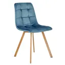 Стул Bradex home Easy 55x88x45 см сталь цвет темно-бирюзовый ножки дерево