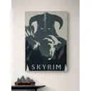 Плакат "Просто Постер" Skyrim. Довакин и Алдуин 50x70 в подарочном тубусе без рамы