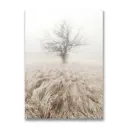Картина на холсте Дерево в тумане 100x150 см