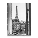 Картина на холсте Парижский балкон 100x150 см