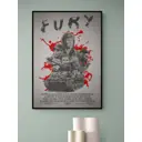 Постер Ярость - На танке 60x90 см в раме из фильма