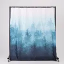 Тканевая штора для ванной с кольцами STUDIOTEX Fog Forest 180х180 см CTH18180900