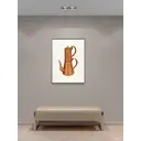 Плакат "Просто Постер" Золотистый кофейник 60x90 в подарочном тубусе без рамы