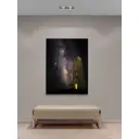 Плакат "Просто Постер" Звезды над маяком 40x50 в раме маленький