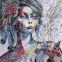 Картина на подрамнике "Фантазия" 30*30 см