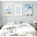 Постер 28 картин "Небо и маяк" 50x40 см