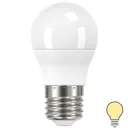 Лампа светодиодная Lexman P45 E27 175-250 В 5.5 Вт матовая 440 лм теплый белый свет
