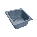 Мойка под столешницу Эко-м Эком 43x50x19 см искусственный камень цвет графит