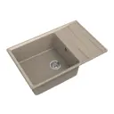 Мойка под столешницу Эко-м М-760 Эком 50x76x20 см искусственный камень цвет песочный