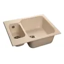 Мойка под столешницу Эко-м Эком 61.2x49.5x20 см искусственный камень цвет белый
