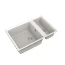 Мойка под столешницу Эко-м М-760К Эком 50x76x20 см искусственный камень цвет белый