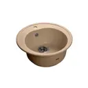 Мойка под столешницу Эко-м М-08 Эком 50.8x50.5x19 см искусственный камень цвет топаз