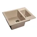 Мойка под столешницу Эко-м М-21 Эком 61x50x20 см искусственный камень цвет белый