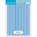 Шторка для ванной комнаты Frap F8652 200х180см цвет синий