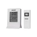 Часы-метеостанция Rexant 70-0595 с беспроводным датчиком цвет белый