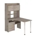 Компьютерный стол Мэрдэс Ср-133-130 н-лев 101x130x175 см ЛДСП цвет серый дуб