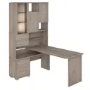 Компьютерный стол Мэрдэс ср-620/160 н-лев 130x160x216 см ЛДСП цвет серый дуб