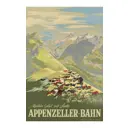 Постер Простопостер "Афиша - Туризм Швейцарии Appenzeller Bahn" 120x90 см