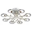 Люстра потолочная светодиодная MW 459011408 16 м² теплый белый свет цвет белый
