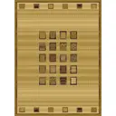 Ковер вискоза Matrix 50024/2727 65x110 см цвет бежевый