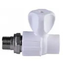 Кран шаровой Tebo 1/2" для радиаторов прямой внутренний-внутренний