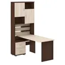 Компьютерный стол Мэрдэс Ср-720/160 вкк-лев 96x160x216 см ЛДСП цвет венге, бежево-белый