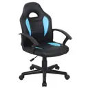 Офисное кресло Brabix Gm-201 экокожа цвет голубой