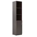 Шкаф Skyland SR-5U.5(L) 38.6x181.5x37.5 см ЛДСП цвет чёрное дерево