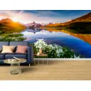 Фотообои флизелиновые Primavera Горное озеро 300x270 см Фотообои