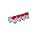 Коллектор Tebo Ø25x Ø20x4 выхода универсальный