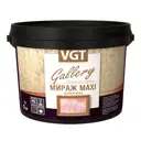 Штукатурка декоративная VGT Gallery Мираж серебристо-белая база 5кг