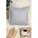 Декоративная подушка Lizzy Home рогожка Горошек 45x45 см цвет серый