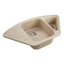 Кухонная мойка Paulmark PM529050-QU Wiese 89x49x18.5 см кварц цвет бежевый