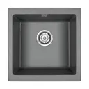 Кухонная мойка Paulmark PM104546-DG Brilon 45x46x20 см кварц цвет графит