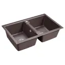 Кухонная мойка Paulmark PM238150-CO Zwilling 81x50x22 см кварц цвет кофе