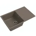 Мойка под столешницу Ewigstein Gerd 60f 83x55x25 см гранит цвет темно-бежевый