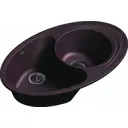 Мойка под столешницу Ewigstein Elegant w90kf 87x57x24 см гранит цвет коричневый