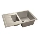 Мойка под столешницу Granfest Quadro Q-775KL 93x57x25 см мрамор цвет серый