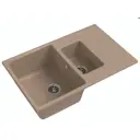 Мойка под столешницу Ewigstein Gerd 60k 83x55x25 см гранит цвет крем