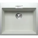 Врезная мойка Tolero TL-580 58x63x20 см гранит цвет белый